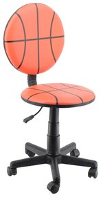 Scaun birou US88 Basketball, portocaliu, 39x39x85-97