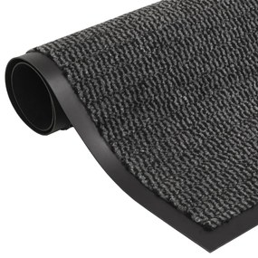 vidaXL Covoraș cu smocuri, antracit, 60x150 cm