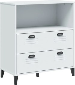 vidaXL Bibliotecă „VIKEN”, alb, 80x40x90 cm, lemn prelucrat