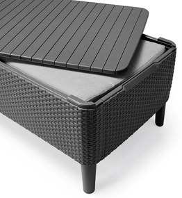 Set de mobilier de grădină SALEMO 2 grafit