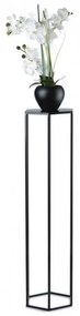 Suport pentru flori 100x24 cm, negru