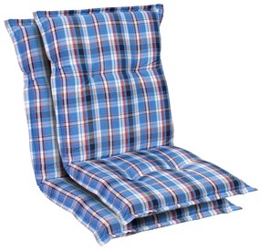 Prato, pernă tapițată, pernă pentru scaun, spătar mic, scaun de gradină, poliester, 50x100x8cm, 2 x pernă bancă