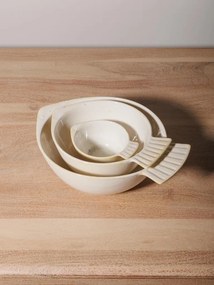Bol alb din ceramica L27cm Varia