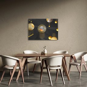 Tablou pe sticlă - Abstract (70x50 cm)