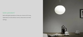 Lustra / Pendul design modern Blob 24cm