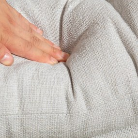 HOMCOM Scaun de birou fără brațe, confortabil scaun de birou cu șezut capitonat și înălțime reglabilă, Bej | Aosom Romania