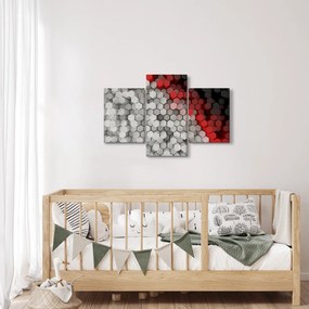 Tablou - 3D hexagoane (90x60 cm)