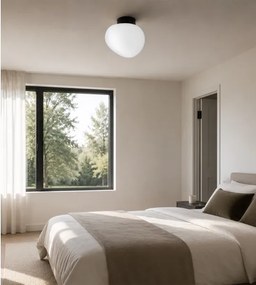 BRILAGI - Plafonieră PEBBLES 1xE27/40W/230V Ø 20 cm neagră