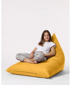 Fotoliu Puf Bean Bag Pyramid Big Bed Pouf - Yellow