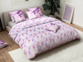 Lenjerie de pat din bumbac MY LITTLE PONY STARS alb pentru copii Dimensiune lenjerie de pat: 60 x 70 cm | 140 x 200 cm