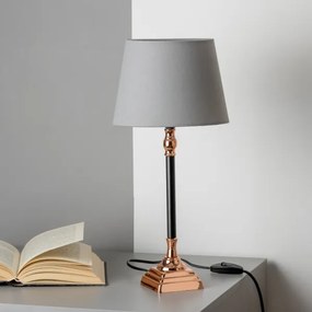 Brilagi - Lampă de masă CERIA 1xE14/40W/230V negru/cupru/gri