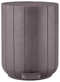 Coș de gunoi gri închis cu pedală din polirășină 3 l Kua – Blomus