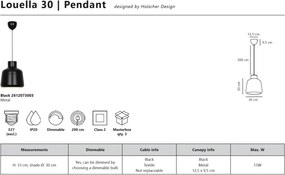 Pendul design nordic modern Louella 30cm