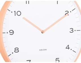 Karlsson 6011OR ceas de perete design, portocaliu,diametru 40 cm