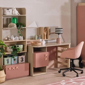 Set mobilier pentru studiu Nordic , Birou, etajera si biblioteca