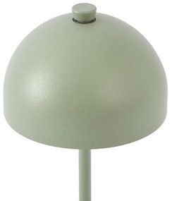 Lampă de masă verde, cu LED inclus, IP54, reîncărcabilă, cu stație de încărcare - Squirrel