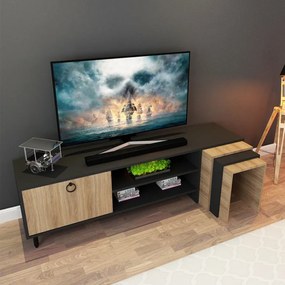 Comoda TV ZigonSehpalıTvÜnitesiL503 Oak-Negru