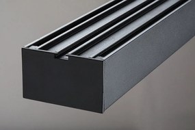 Lustra Suspendata Liniara, LED, Negru, Tariq