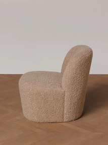 Fotoliu bej, stofa boucle, Birman
