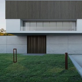 Stalp exterior LED 2700K IP65 DOLIX corten, H-60cm