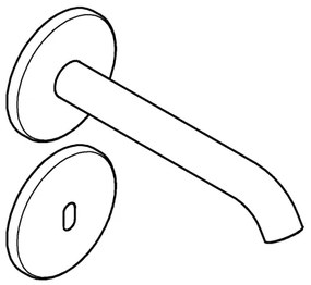 GROHE ESSENCE E 36447000 - baterie electronică cu senzor infraroșu, lungime 182 mm, crom lucios