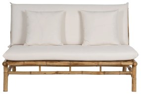 Canapea albă 135 cm Bamboo – Ixia