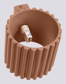 Aplică de perete maro deschis ø 10 cm Zora – Sollux