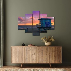 Tablou de pe plaja Santa Monica (150x105 cm)