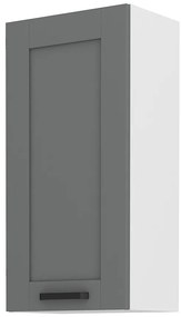 Dulap superior de bucătărie Lucid 45 G 90 1F (dustgrey + alb). 1045556