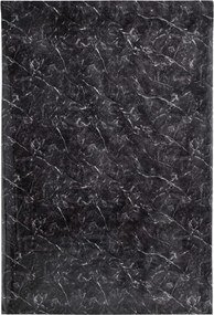 vidaXL Autocolant pentru mobilier, negru marmură, 90x500 cm, PVC