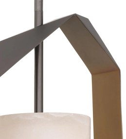 Lustra dimabila suspendata design LUX Santos, gunmetal 115371 HZ