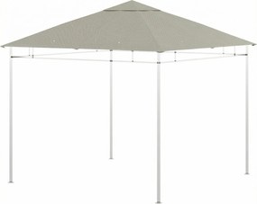 Outsunny Pânză de schimb pentru pavilion tonelă cort acoperiş de înlocuire gazebo de grădină poliester 180 g/m² 3 x 3 m gri | Aosom Romania