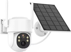 Immax NEO 07820L - Cameră solară inteligentă de exterior cu senzor, acumulator 6000 mAh, IP65