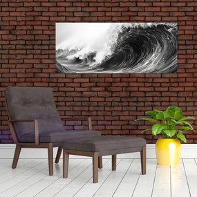 Tablou - Pictura valurilor (120x50 cm)