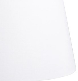 Abajur din in alb 35/30/20