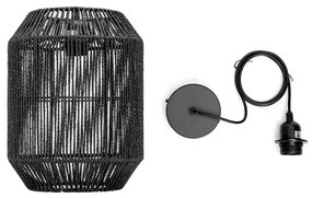 Lustră pe cablu Aigostar 1xE27/60W/230V negru