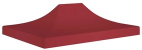 vidaXL Acoperiș pentru cort de petrecere, vișiniu, 4 x 3 m, 270 g/m²