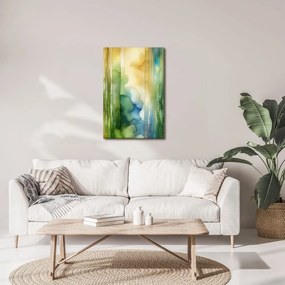 Tablou atmosferă forestieră abstractă