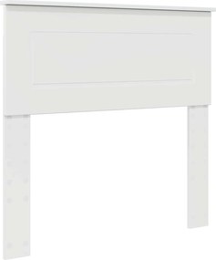 vidaXL Tăblie cap Alb Lucios 80 cm Lemn compozit