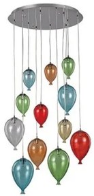 Suspensie moderna 12 becuri G9 CLOWN 100951 IDEAL LUX