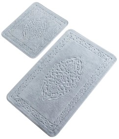 Set covorase de baie 2 piese, Chilai, Elite, Bumbac, Multicolor