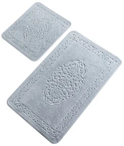 Set covorase de baie 2 piese, Chilai, Elite, Bumbac, Multicolor