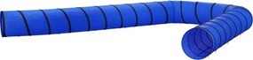 vidaXL Tunel pentru câini, albastru, Ø 55x1000 cm, poliester
