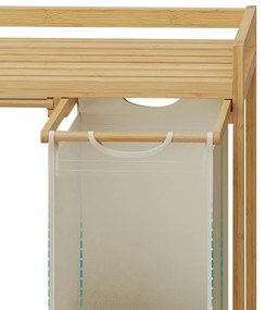 Coș de rufe cu două compartimente