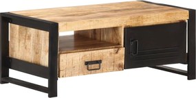 vidaXL Măsuță de cafea, 100 x 50 x 40 cm, lemn de mango nefinisat