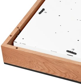 Plafonieră OAK SQUARE 4xE27/15W/230V 48x48 cm stejar/negru