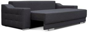 Canapea trei locuri Clay (negru). 601436