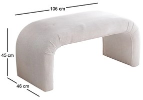 Taburete Naos Bench (gri deschis). 1087819