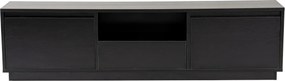 Comoda TV VANGUARD, negru, PAL, 160x30x42 cm