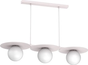 Lustră suspendată FLAT 3xE27/15W/230V crem